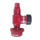 2 Fig 1502 F X M 15000PSI High Pressure Relief Valve PRV With Hammer Union