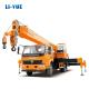 16 Ton Truck Lift Crane Hydraulic Straight Boom Mobile Truck Crane 15800 Kg Weight