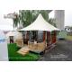 High Peak 5m Width 2 People Luxury Glamping Tents With Wooden Flooring System