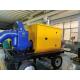 2000 Cubic Mobile Water Pump Unit 16 Inches Without Blockage Flood Control