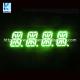 ROHS SGS 16 Segment Alphanumeric LED Display 4 Digit Blue Green Color