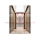 1600kg Mirror Etched Machine Room Less Elevator Center Opening Door