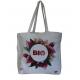 Natural color Eco linen  fabric personized printing Tote bag