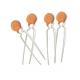 Low Frequency Radial Ceramic Disc Capacitor 100nF 100V P2.54mm