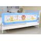 Secure Baby Bed Rails 180CM Lovely Cartoon Design With Woven Net