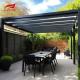 Customized Size Aluminum Retractable Pergola For Garden And Swimming Pool