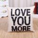 Life Decorative Throw Pillow Covers 18", Faux Linen Feather & Love You to The