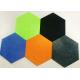 Multicolored Theater PET Felt Acoustic Panels Baffles Nail Installation