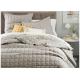 Embroidered Prue Linen Bedding Sets , Geometric 3pcs Luxury Home Bedding Sets