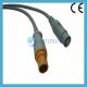 Siemens Drager IBP cable to Philips Transducer adapter cable