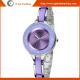 KM09 Fashion Jewelry Watches Woman Stainless Steel Pink Quartz Analog Watch Bracelet Watch