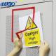 ODM A4 Sign Holder ISO 9001 Approved Outdoor Sign Holder Wall Mount