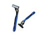 Blue Color New Style Razors Covered With Aloe Vera And Vitamin E Lubrication Strip