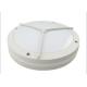 External Bulkhead Lights White Housing Color With Aluminum + PC Material PF>0.9
