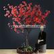 Red Flower Branches Artificial Blossom Tree For Shopping Mall 5 Years Life Time