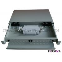 Fiber Optic Rack Mount Patch Panels , 1U Fiber Patch Panel Customized Pigtail