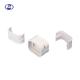 130mm White PVC Split Air Conditioner Pipe Cover Joint Decorative Duct Kits Straight Coupling