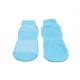 Breathable Yoga Sport Non Slip Grip Socks , Blue Color Anti - Slip Trampoline Socks