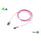 G651 Magenta LSZH 2.0mm SC PC To LC PC Optical Patch Cord 850nm