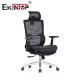 Black Full Mesh Ergonomic Swivel Office Chair With Nylon Material