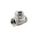 Full Port Stainless Steel Flange Check Valve Metal / Metal Seat BSP Ends 200 Psi