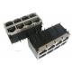 RM4-104ADV1F UDE Stacked RJ45 2x2 Jack Industrial Network Switch LPJ47408CNL