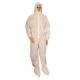 Anti Static Disposable PPE Coveralls Chemical Coverall Suit With Front Zipper
