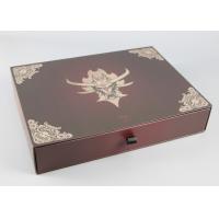 Matte Lanimated Flip Top Gift Box , Custom Paperboard Boxes With Debossing