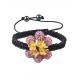 OEM / ODM custom flower 10mm CZ crystal bangle bracelets with factory price