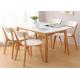 Birch Wood And Fabric Coffee Hotel Dining Table 4 Seater High Standard Eco -  Friendly
