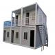 Modern 2 Story Portable Container House Prefab Homes In White / Gray / Black