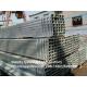 ERW Rectangular section hot dip galvanized square pipe Q195 best quality