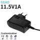 7.75W 1A 11.5V Wall Mount Power Supply / AC Adapters For Cigarette Socket