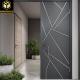 Anti Theft Powder Coated Finish With Modern Aluminum Entrance Doors