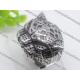 The latest fashionable wholesale black stainless steel skull cross pendants 2220050