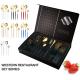 Custom Stainless Steel Cutlery Set 24 Piece Gold Cutlery Set For Hotel Restaurant