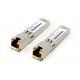 10 / 100 / 1000BASE-T Copper SFP Optical Transceiver with MSA For GE / FC