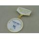 Brass Stamped Awards Medals Gold With Imitation Hard Enamel For Memorial Meeting