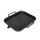 Rectangle Divided Induction Gas Stovetop Grill Pan For BBQ  Without Pot Cover