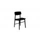 Black Grey Luxury Wooden Dining Chairs Nordic For Home Furniture