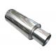Reducing Noise  4 Inch Stainless Muffler Mirror Polished Auto Exhaust Silencer