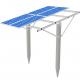 Single Pole Wind And Solar Ground Mount System Universal Components Structure