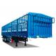 SINOTRUK 50t CANG-GATE Heavy Duty Semi Trailers Flatbed With Side Wall Cargo Transport