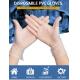 Industrial Clear Vinyl Gloves Latex Free Powder Free Food Safe Disposable Non-Sterile