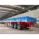 Titan drop side 3 axle 40tons semitrailer ,cargo flatbed with side wall semitrailer