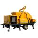 40m3/H Diesel Towable Concrete Pump , Trailer Mounted Mobile Concrete Mixer And Pump