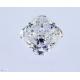 Color H-D Cushion Cut Lab Grown Diamond Jewelry Decorations IGI Certified