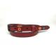 Retro Embroidered 23mm Cowhide Women Leather Belt Alloy Buckle
