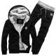 Thick Fur Oversized Gym Hoodie Fleece Sportswear Winter Outwear Warm Casual