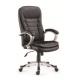 High Back Black Leather China Office Chair with Double Cushion